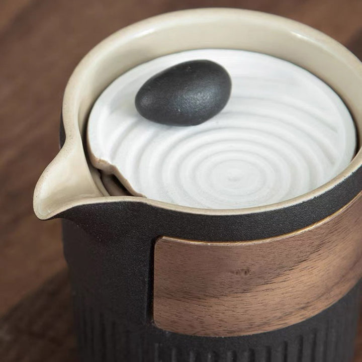 The Dry Landscape Garden - Personalized kungfu tea set with tray