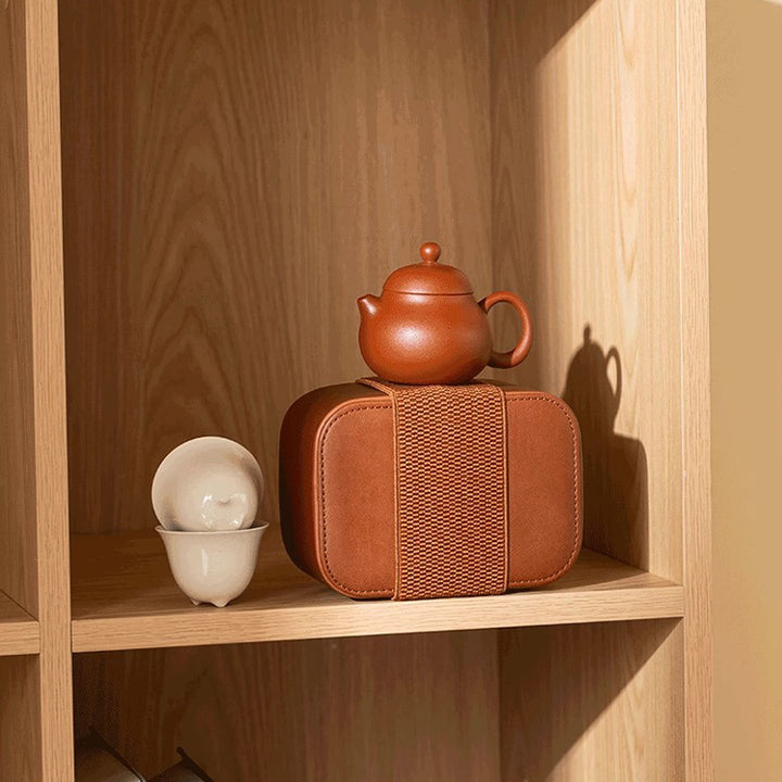 Zen of Tea | Travel Zisha teapot set for two - Teaware Space
