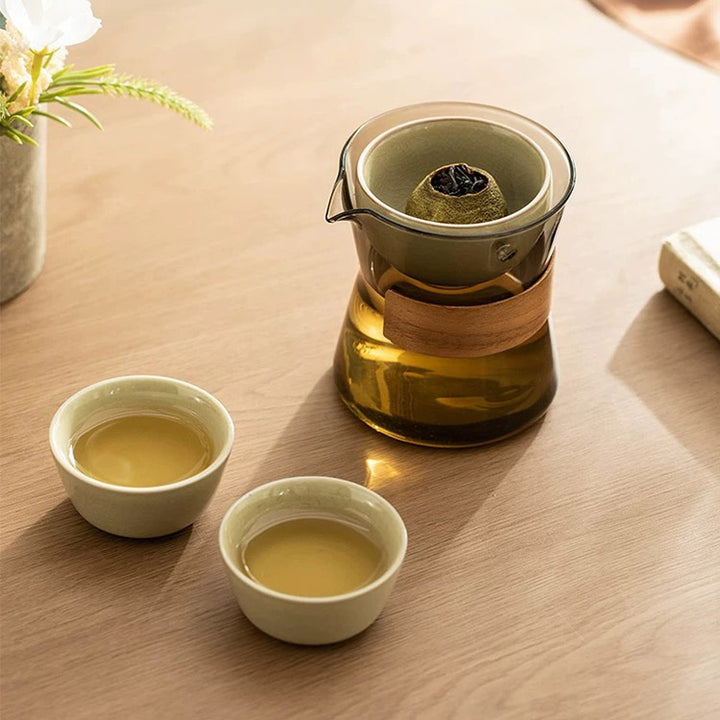 Cozy - Glass Teapot with Ruware Rotating Infuser - Teaware Space