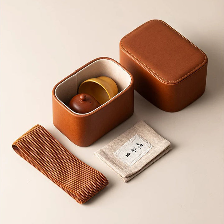 A Moment of Zen | Portable Zisha teapot set for one - Teaware Space