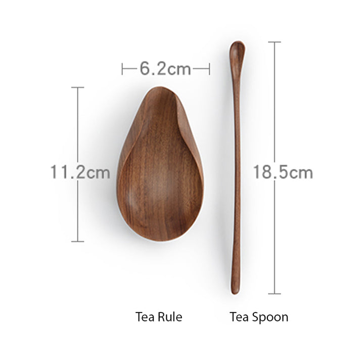 Handmade African twig wood wood Tea ruler set of 2 | Tea accessories for kungfu tea