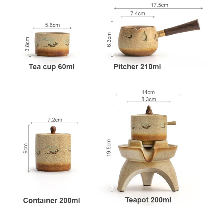 The Buddha -  Dunhuang flying apsaras Semi-automatic tea maker