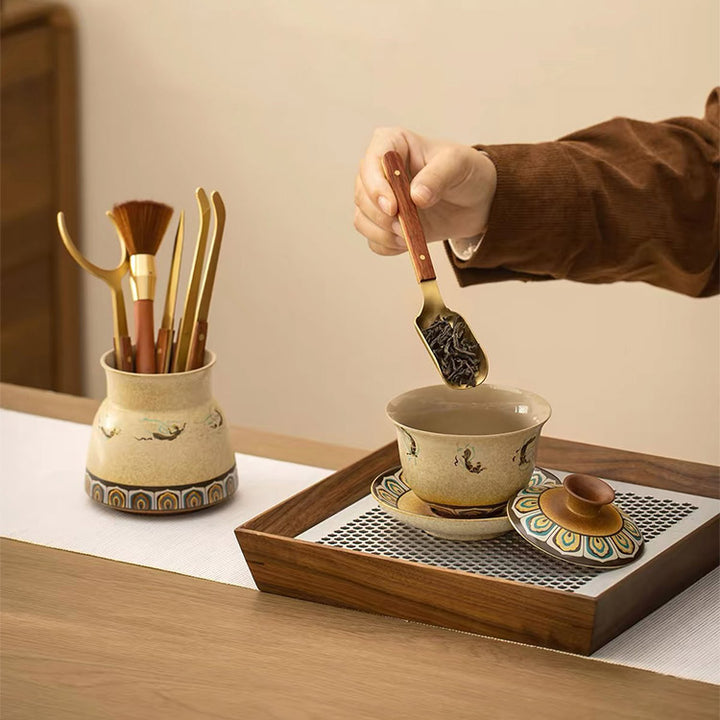 Flying Apsaras - Chinese Tea Ceremony Six Gentlemen Tea Tool Set