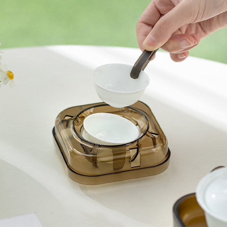 Cozy Corner - Unique design Gaiwan tea set with case