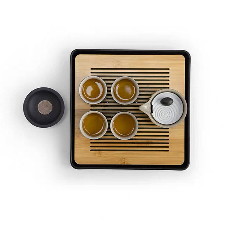 The Dry Landscape Garden - Personalized kungfu tea set with tray