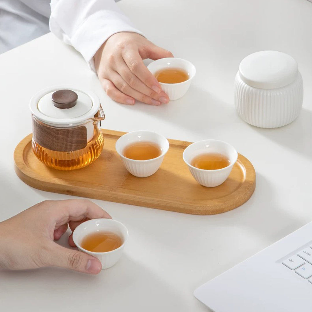 Wild Sea - travel tea set with tray