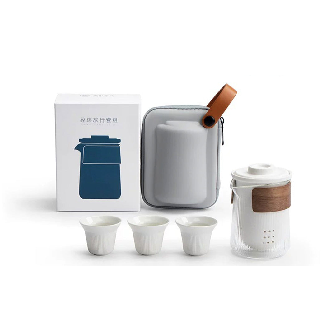 Personalized Travel tea set for two  | Birthday gift ideas