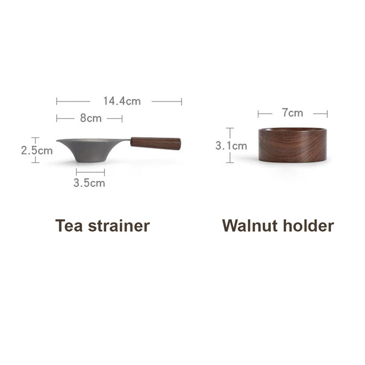 Tea strainer with holder | Tea filter