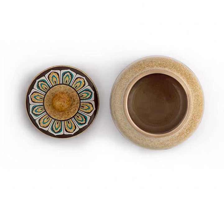 Flying Apsaras - Mogao Grottoes handmade tea tin