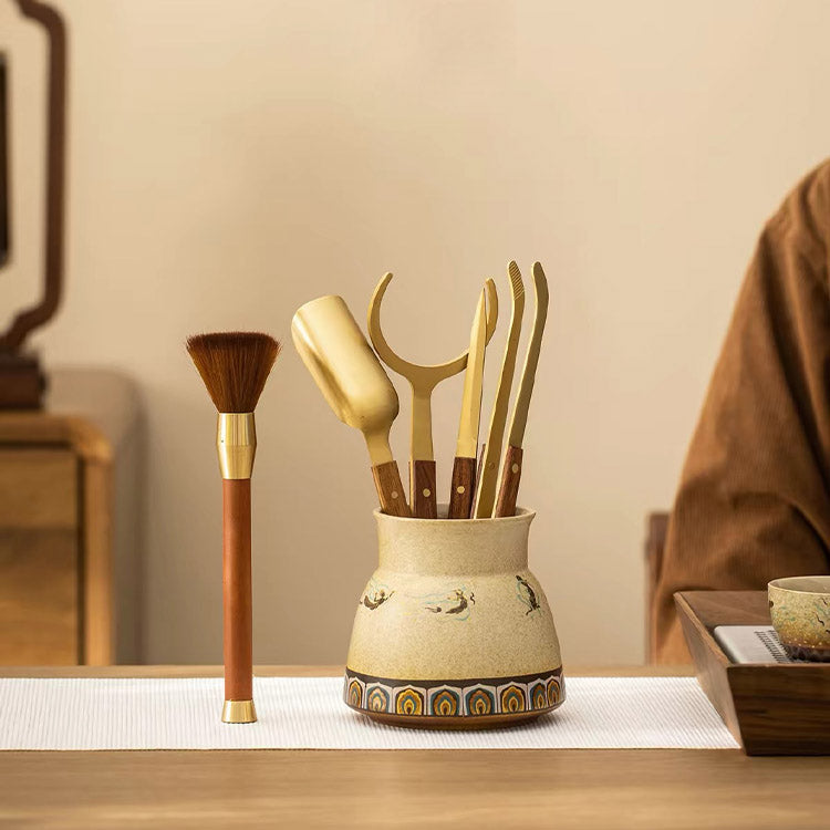 Flying Apsaras - Chinese Tea Ceremony Six Gentlemen Tea Tool Set