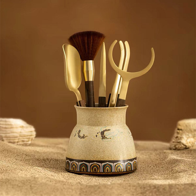 Flying Apsaras - Chinese Tea Ceremony Six Gentlemen Tea Tool Set
