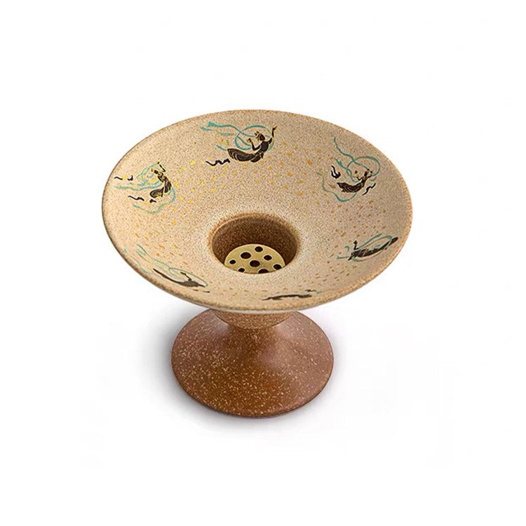 Flying Apsaras - Handmade incense/candle burner