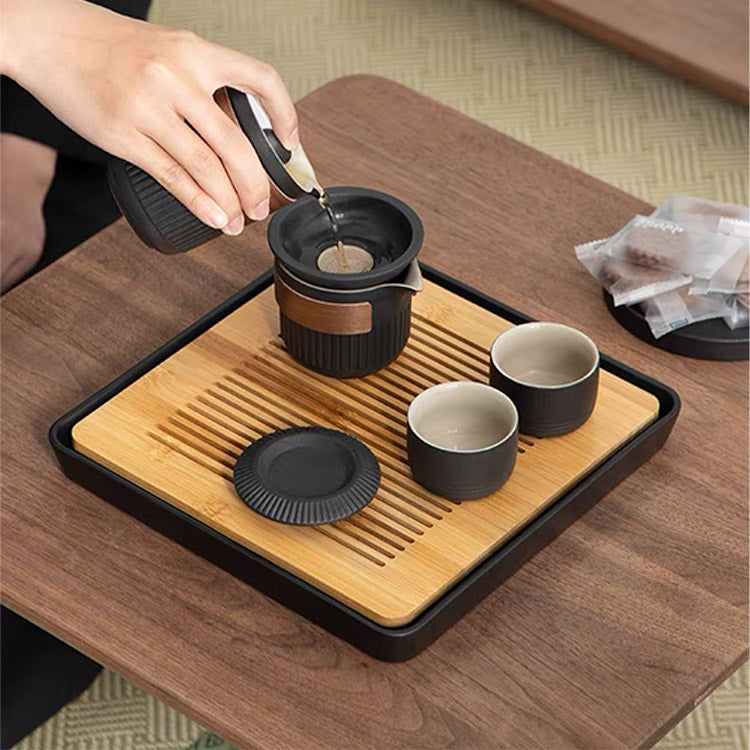 The Dry Landscape Garden - Personalized kungfu tea set with tray