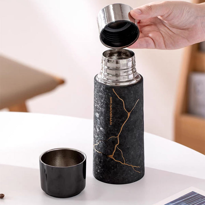 Ink Rock - Black Titanium Thermos 14oz