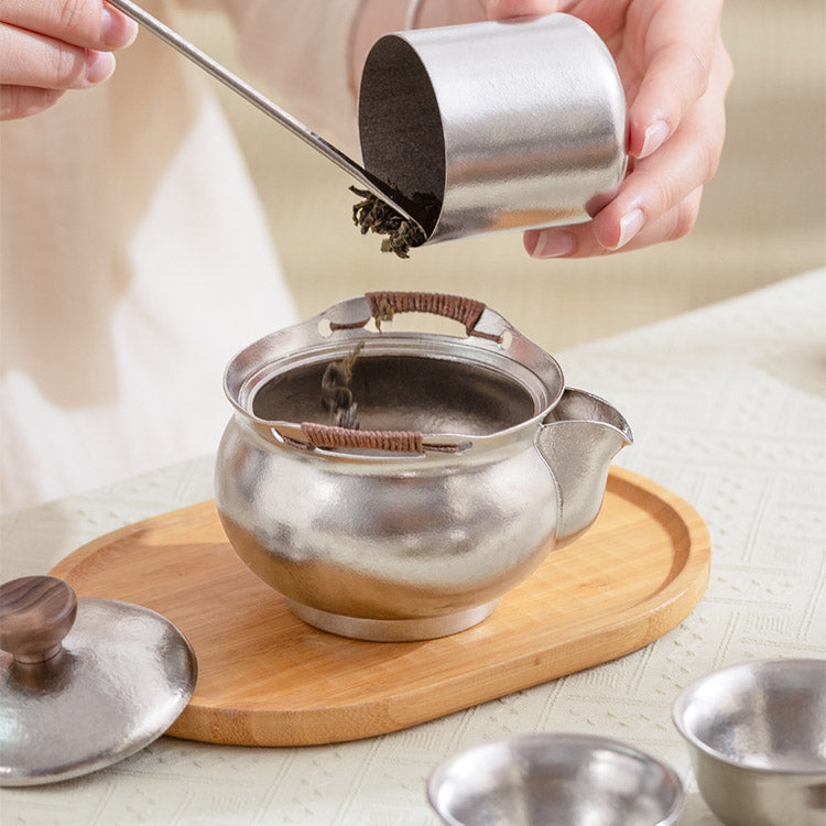 Ti Simple - Titanium travel teapot set for camping