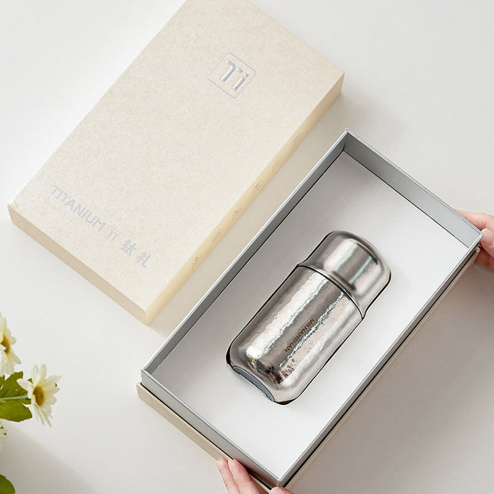 Celestia - Black/Silver Titanium Tea Infuser Bottle