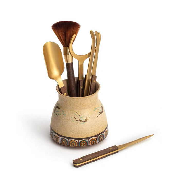 Flying Apsaras - Chinese Tea Ceremony Six Gentlemen Tea Tool Set