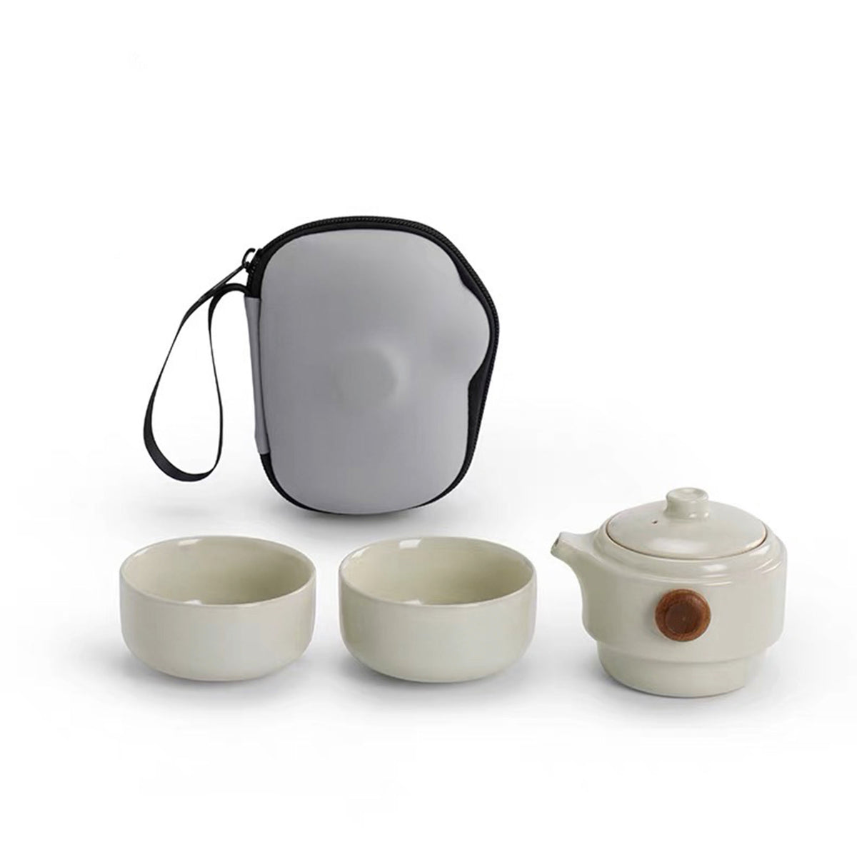 Personalized Boho teapot set for tea on the go - Teaware Space