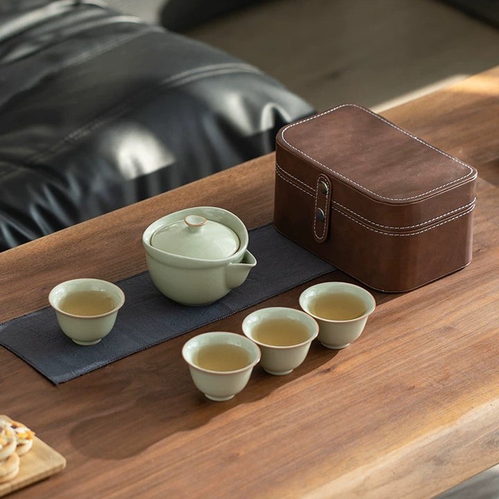 Floating Mist - Handmade Ruyao tea pot - Teaware Space