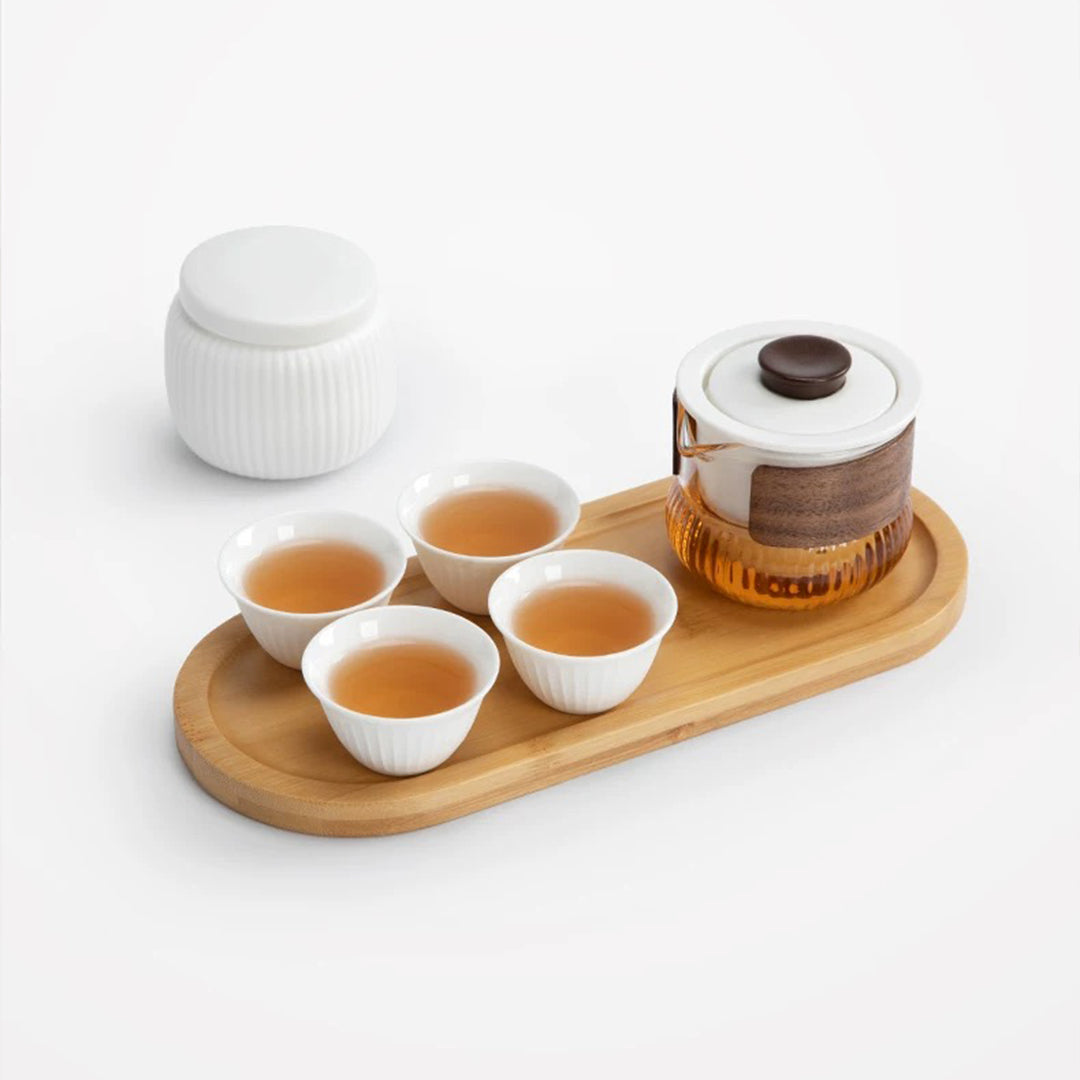 Wild Sea - travel tea set with tray