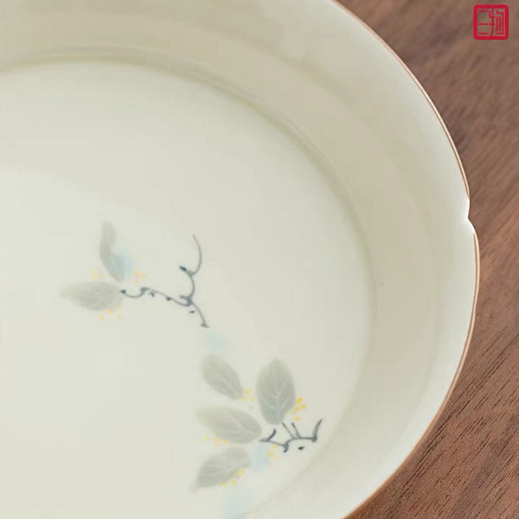 Nature's Garden - Handmade teapot with tray set