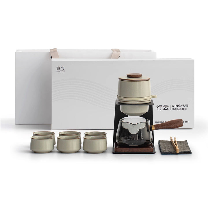 Strolling Clouds  - Semi-automatic glass and ruware tea and coffee maker