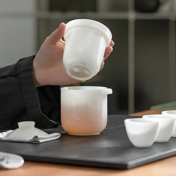 Alkiad  - Minimal travel tea set for couple