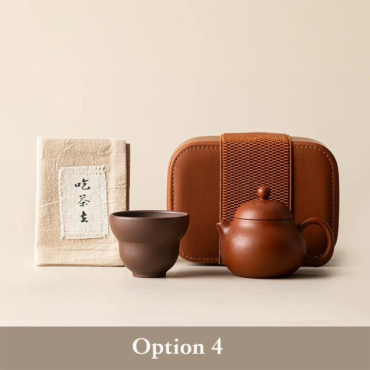 mini size tea set for camping, zisha teapot