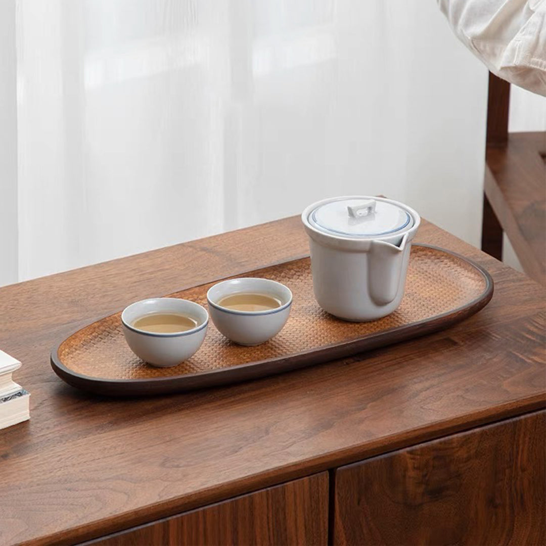 Heavy Bamboo tea tray | Custom Coffee serving tray | Breakfast tray | Housewarming gift