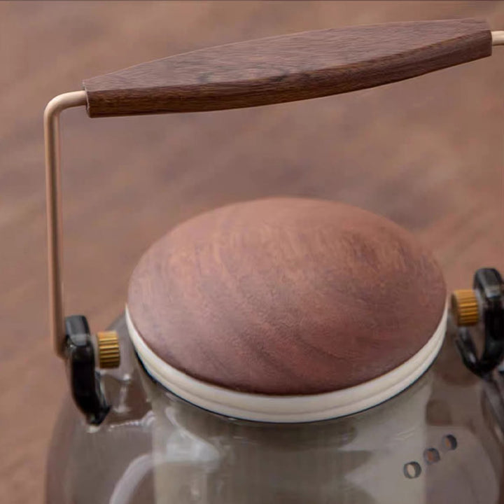 Half seen - Modern Glass tea kettle with Electric stove