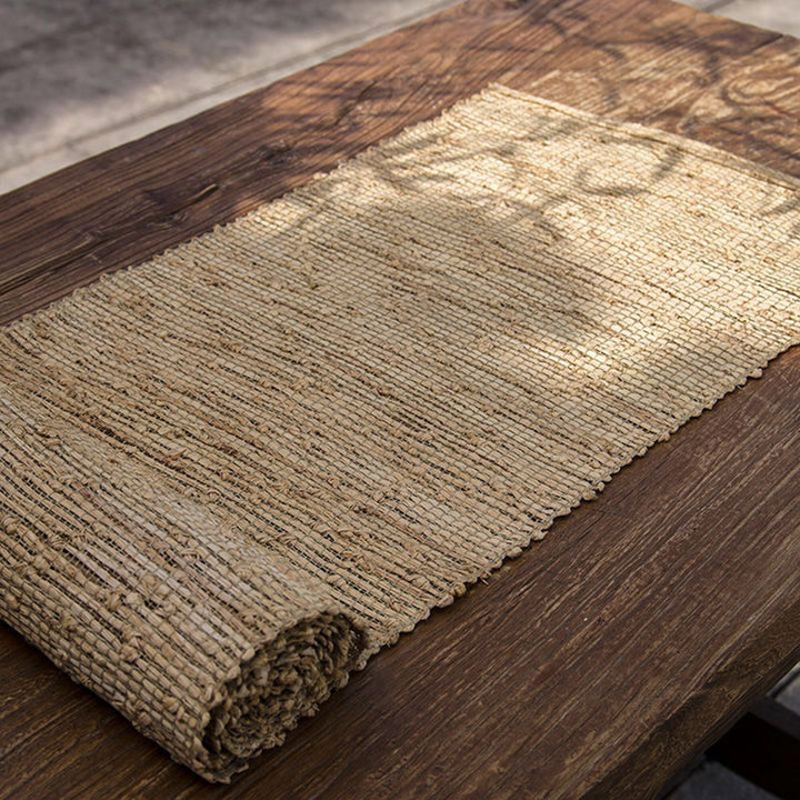 Custom Size Christmas long table runner |  Hand-braided rustic Linen Table cloths | dining decor | Housewarming gift