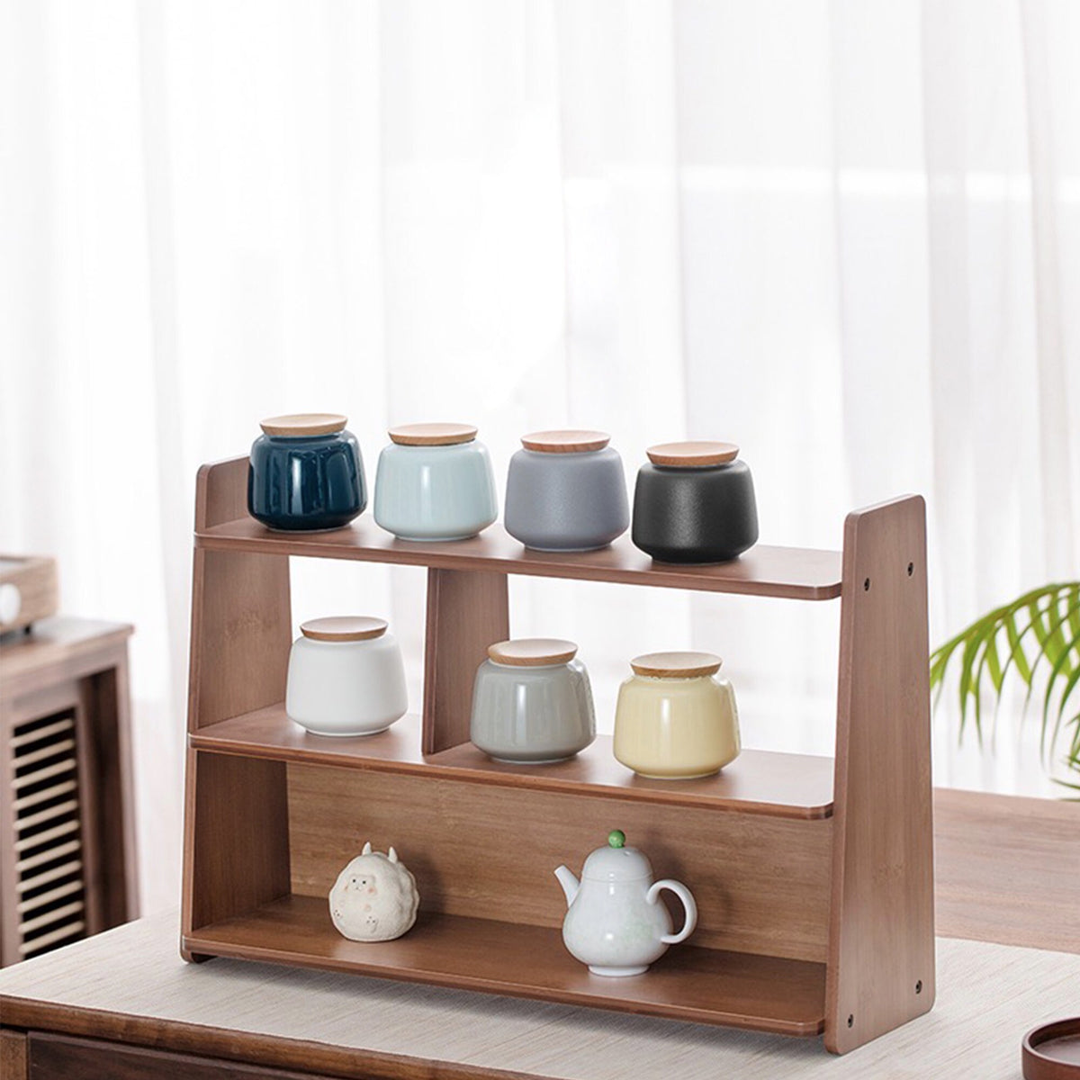 Cozy 160ml mini tea/coffee jar/tin/canister/container/storage moving gift | Home boho decor - Teaware Space