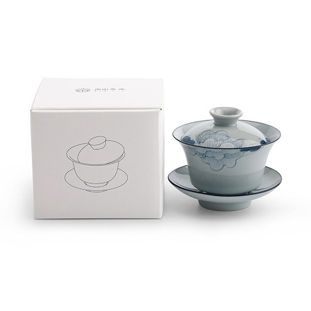 Hand-painted vintage 120ml Gaiwan set | Dining decor | Housewarming/birthday Gift - Teaware Space
