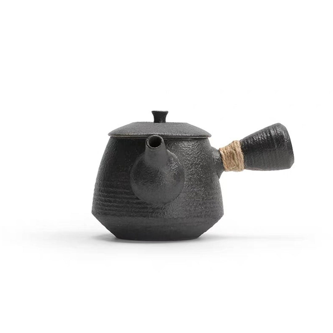 2 pcs Vintage teapot with candle stove set | Housewarming gift  for tea lover | Yoga decor