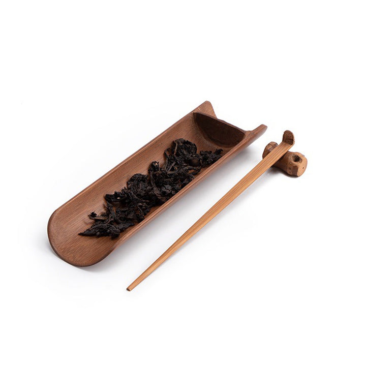 Handmade tea maker tools| Natural Bamboo Tea Ceremony Set of 4 - Teaware Space