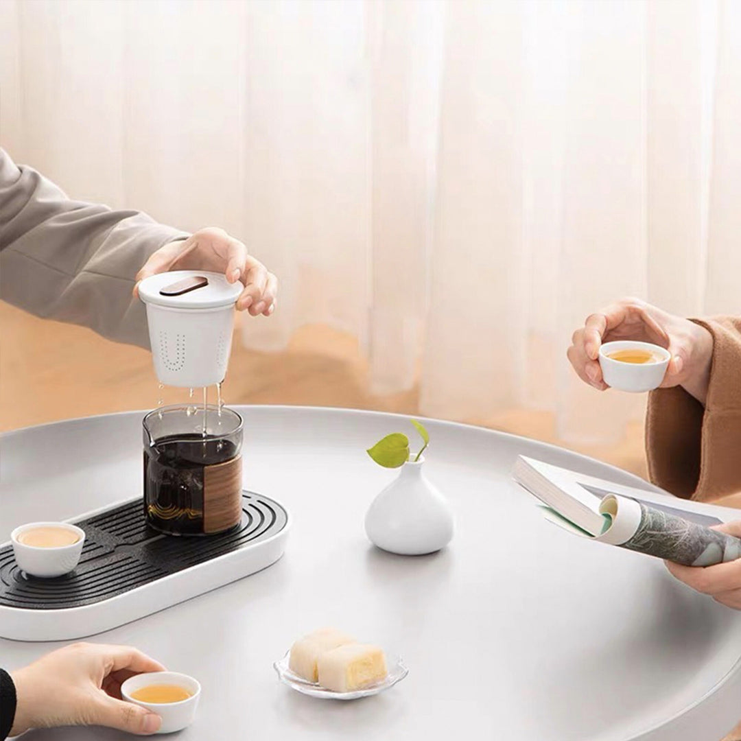 Japanese style travel tea set for two