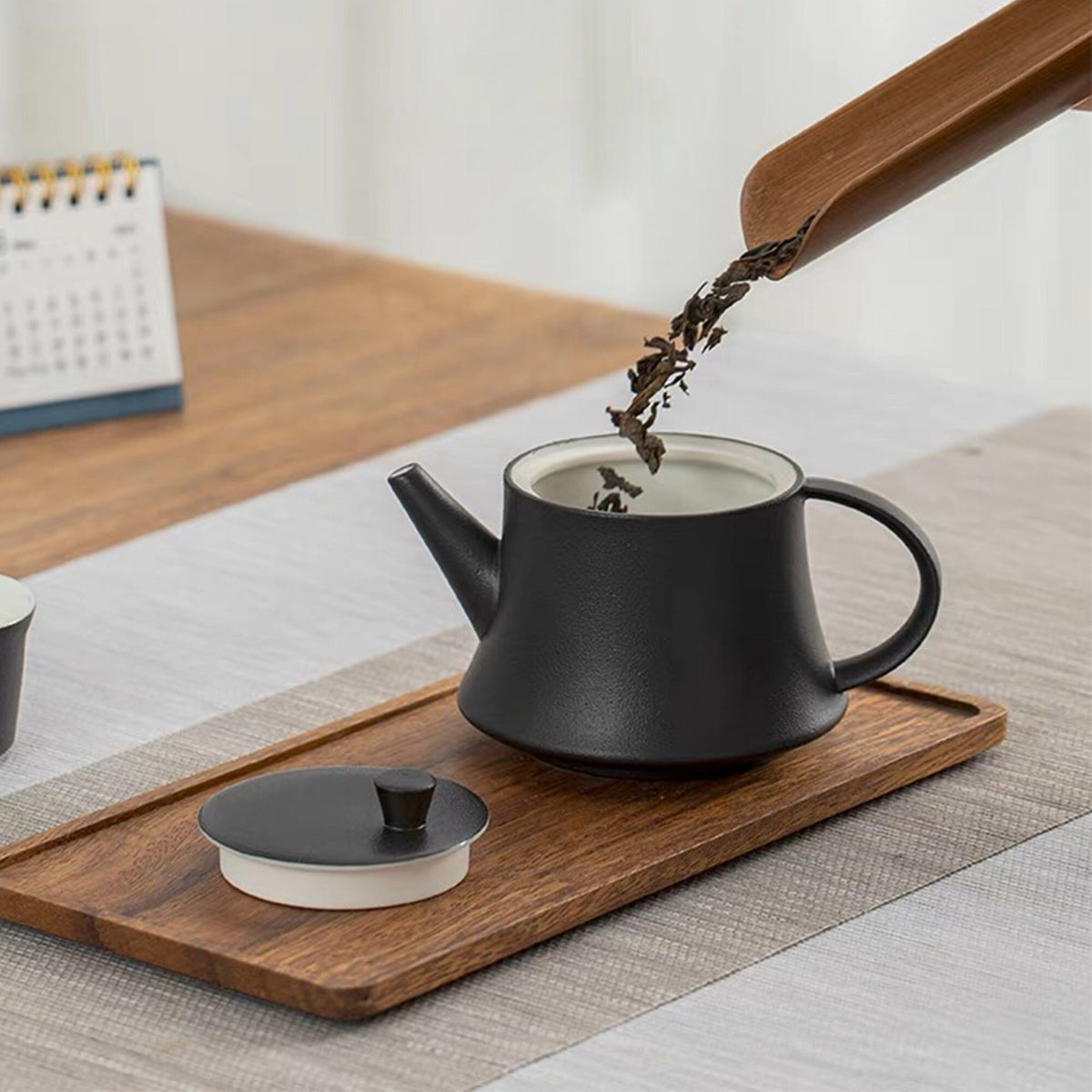 Small unique ceramic 150ml teapot with infuse - Teaware Space