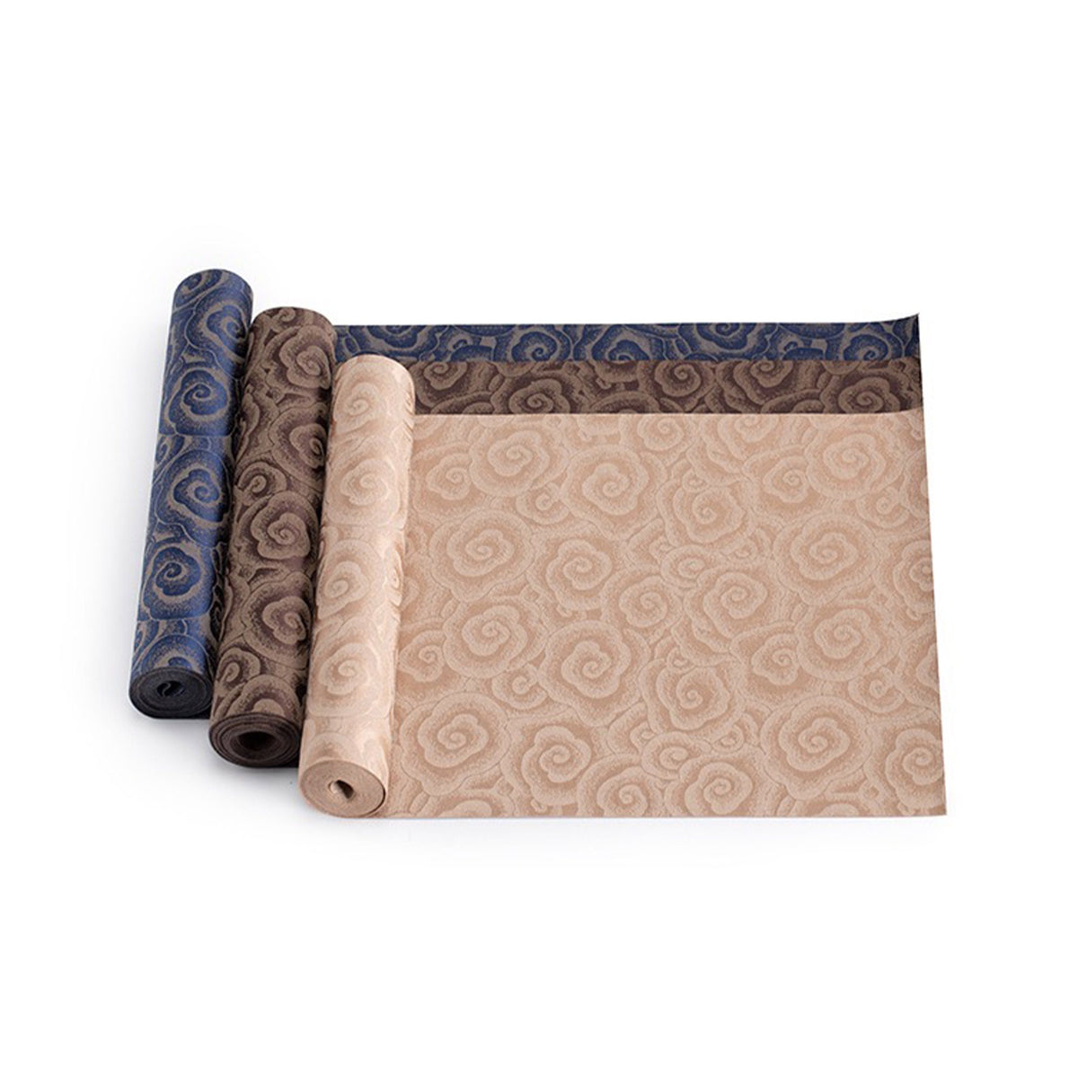 Waterproof vintage long tea table runners - Teaware Space