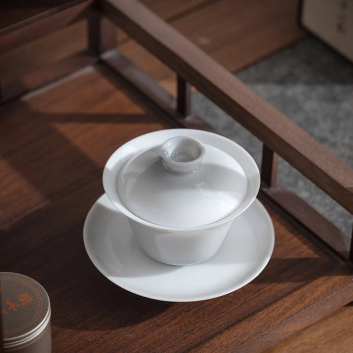 Chinese vintage 95ml Gaiwan tea set | Gift for tea lovers/husband/boyfriend/dad | Dining decor