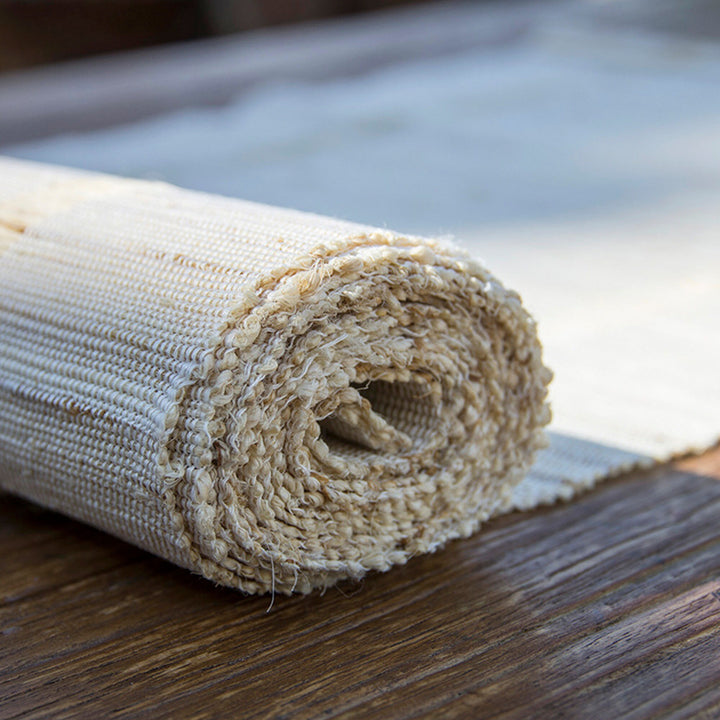 Custom Size Natural Linen long tea/coffee Table runner | Zen style Table decor | Birthday gift - Teaware Space