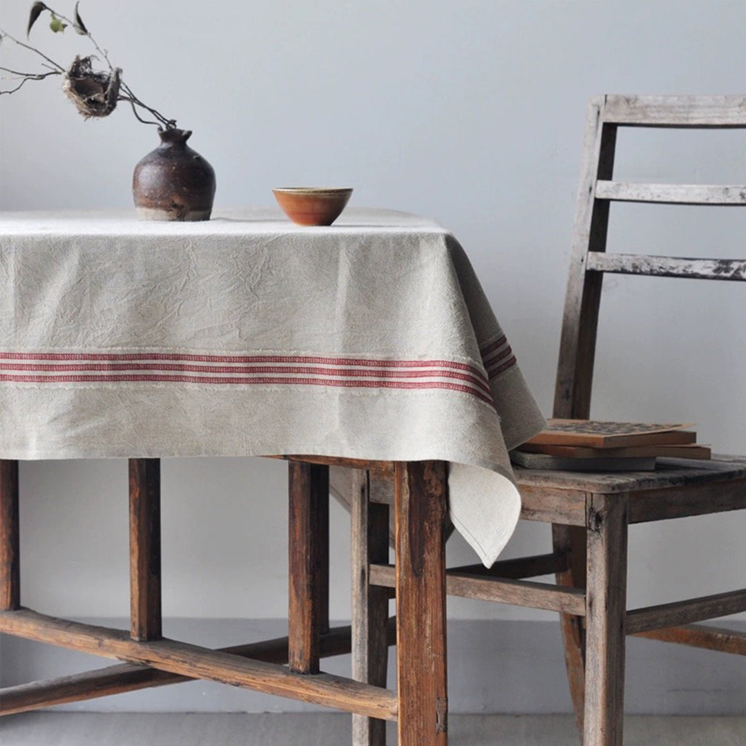 Custom Textiles Linen Tablecloth | farmhouse decor