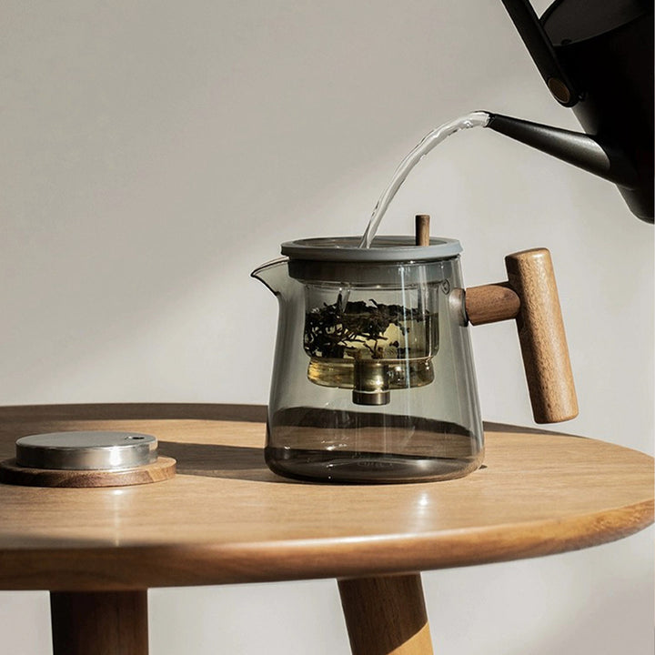 Boho 23.7oz automatic glass Tea kettle