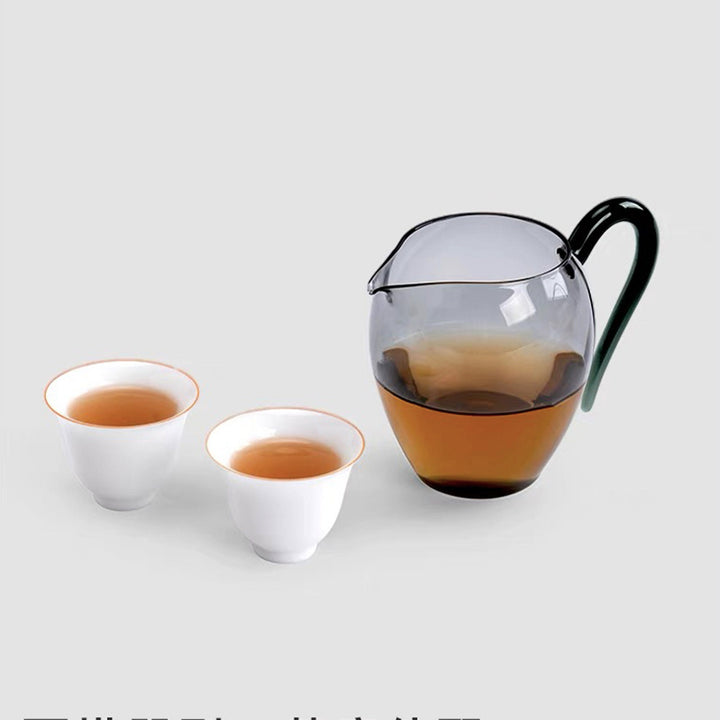 Minimalist Glass tea fair cup/gongdaobei