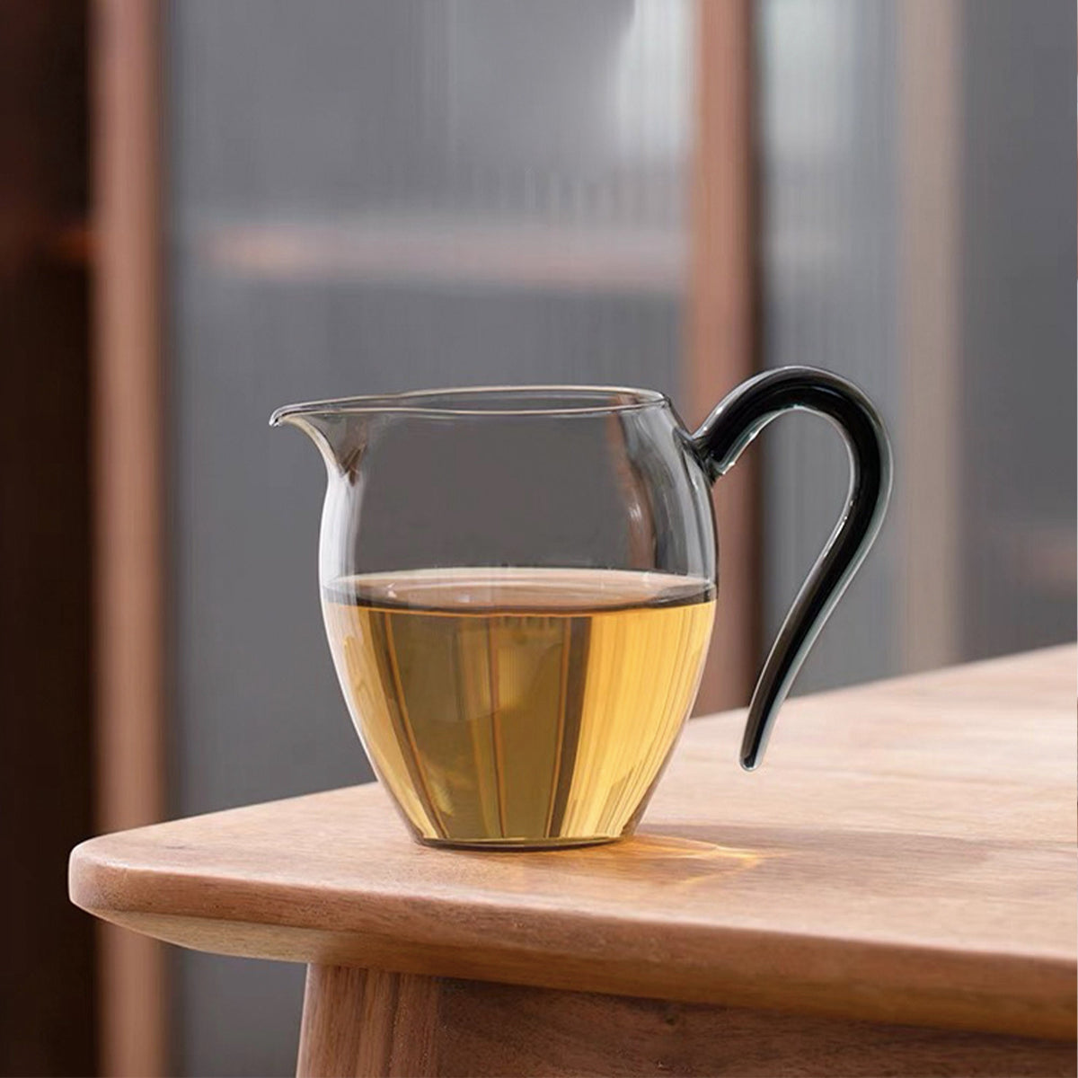 Minimalist Glass tea fair cup/gongdaobei - Teaware Space