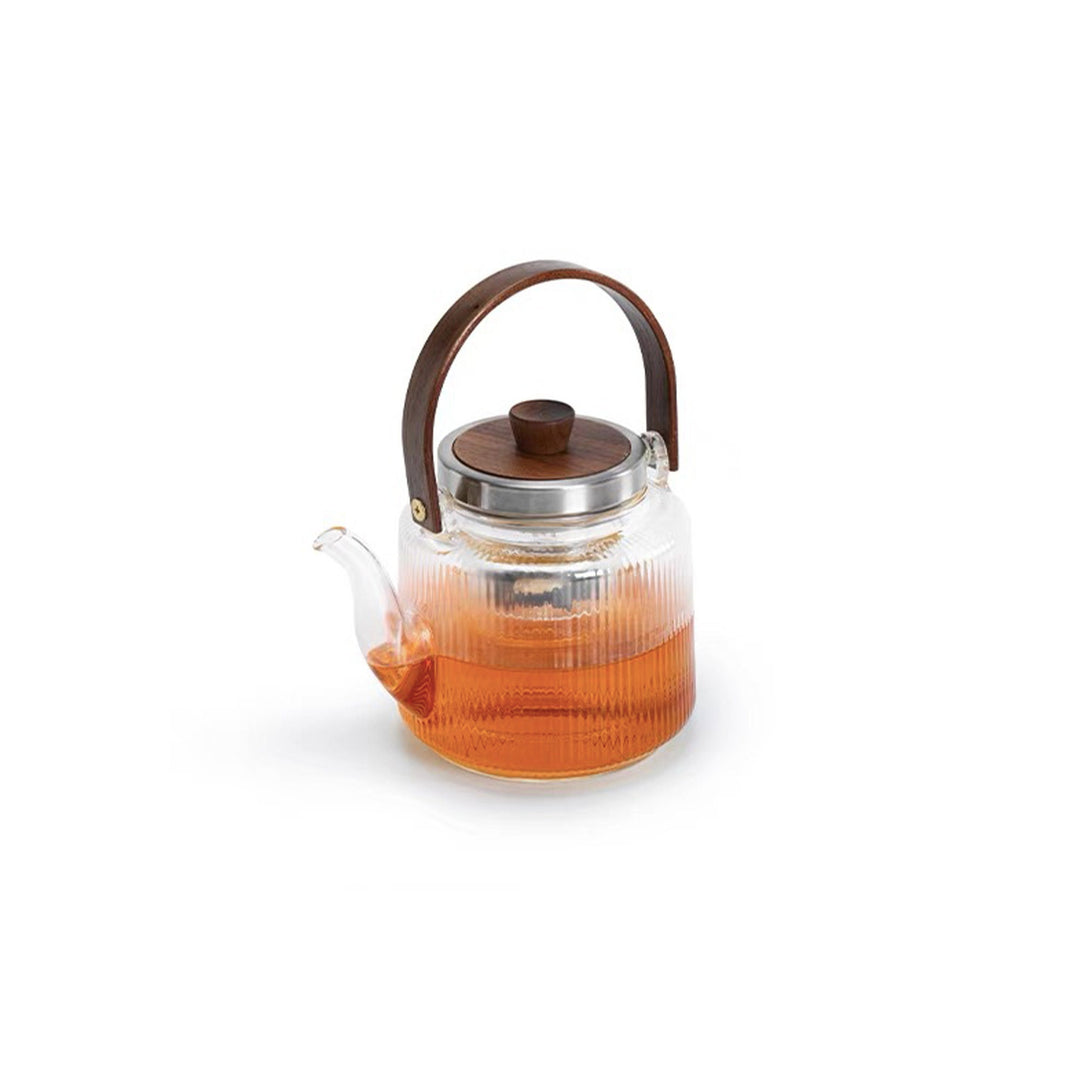 Glass 24/27oz Glass tea kettle with Multifunctions Electric stove