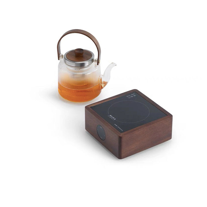 Glass 24/27oz Glass tea kettle with Multifunctions Electric stove