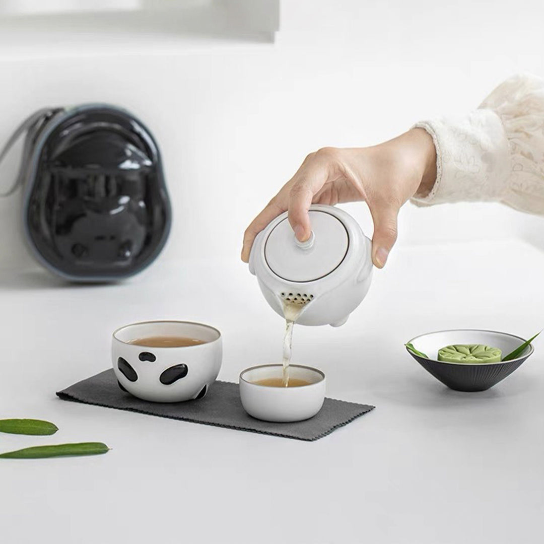 Kungfu panda tea set for loose leaf tea