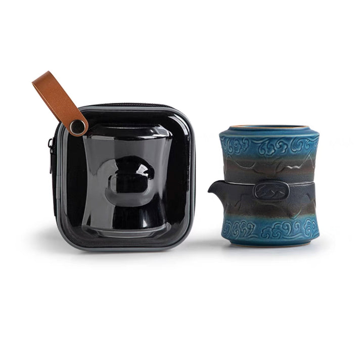 Japanese style travel tea set for one