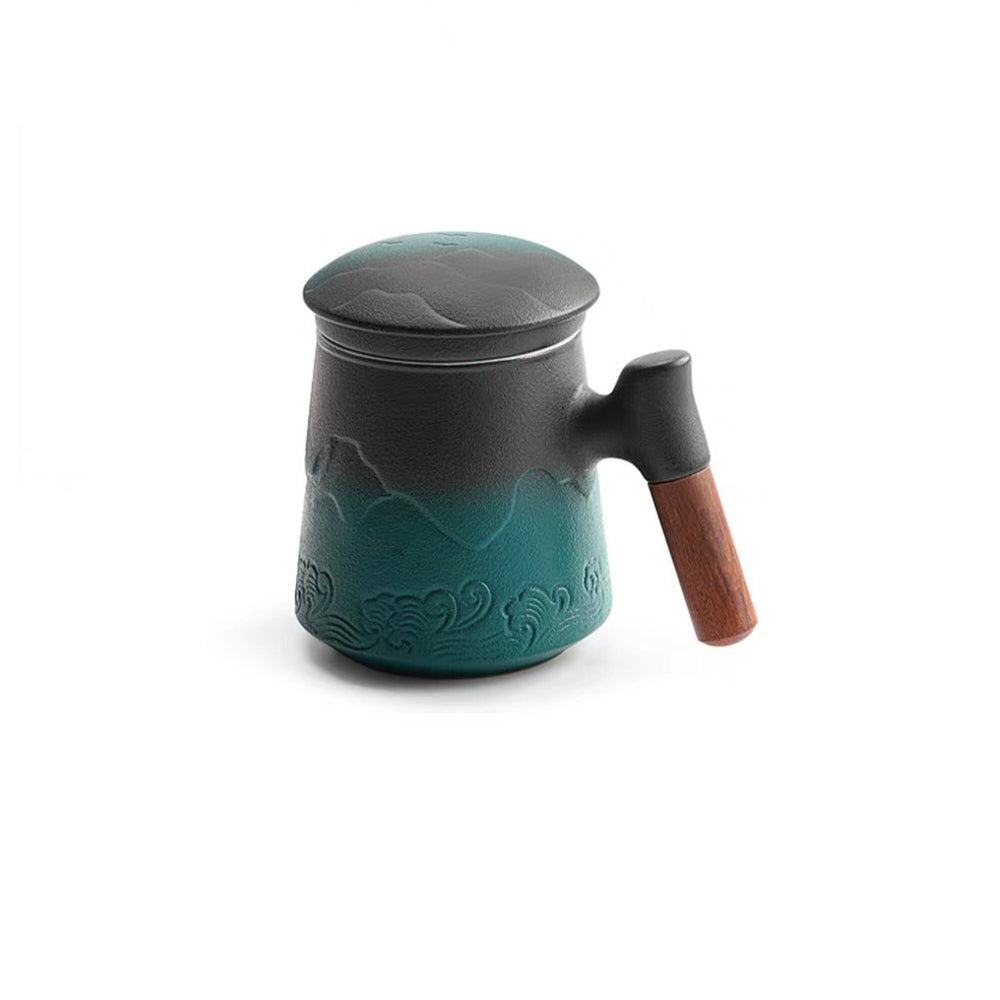 Japanese Hand-crafted tea mug with infuser - Teaware Space
