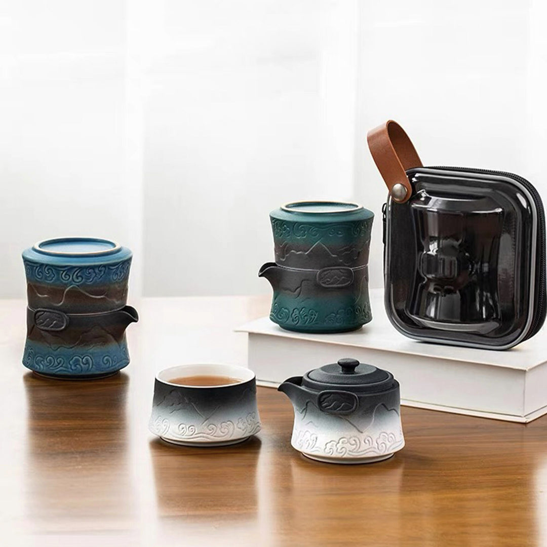 Handmade Portable kungfu tea set | Chinese teapot |gift for man